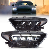 VLAND Headlights For 2015 2016 2017 Ford Mustang (S550)